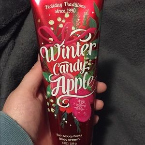 Bath and body works winter candy apple body butter